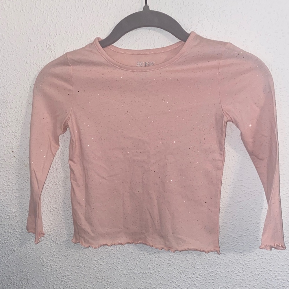 Sparkle Pink Long Sleeve Tee for Kids